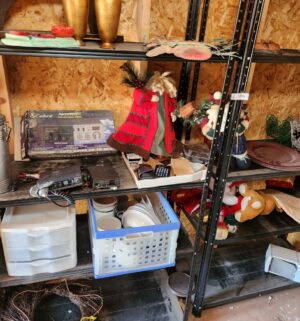 p195- Holiday Decor on Shelving Units - Image 3