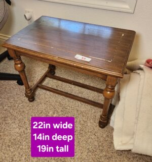 q59- Sm Wooden Table