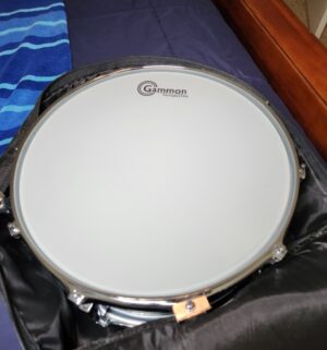f115- Gammon Percussion Drum w/ Stand & Bag - Image 7