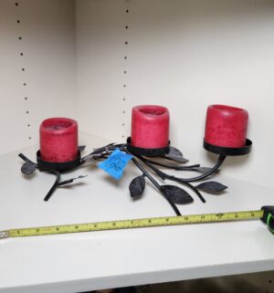 f122- Metal Candle Holder