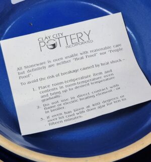 q357- Clay City Pottery Bowl Set - Image 3