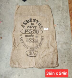 q392- Asbestos Sack made in USSR - Image 1