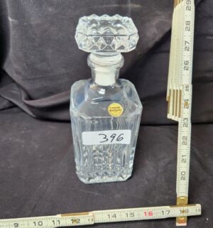 q396- French Crystal Decanter - Image 1