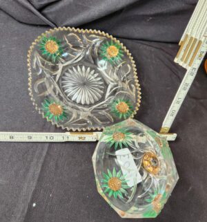 q403- Glass Butter Dish Early 1900s - Image 2