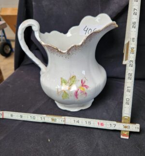 q406- Hand Painted Pitcher - Image 1