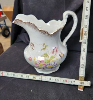 q406- Hand Painted Pitcher - Image 2