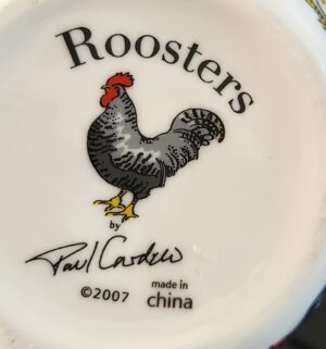 q426- Paul Cardew Cream Sugar Rooster - Image 2