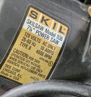 q450- Skilsaw Power Saw. Tested/works - Image 3