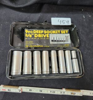 q459- Deep Socket Set 3/8 drive - Image 1