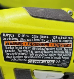 q466- Ryobi 12v Drill w/ charger. Tested/works - Image 2