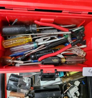 q469- Tool box w/ tools - Image 2