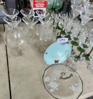 q473- glasses, stemware - Image 1
