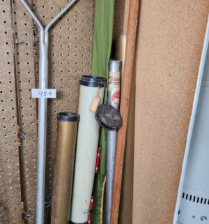 q489- fishing gear in cabinet - Image 3