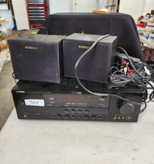 q504- Yamaha AV Receiver HTR-8140 w/ speakers - Image 1