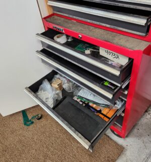 q518- Homak 2 Piece Rolling Tool Box - Image 3