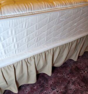 x19- Queen Stress O Pedic Mattress & Boxspring Only. No Frame. Excellent condition. No stains, no odors noticed - Image 4