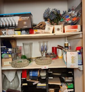 x26- Contents of the hallway closet