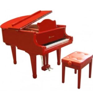 v195- Schoenhut 49 Key Pro Baby Grand Piano. Original Crate. Actual Product MAY vary slightly. Web stock images used.