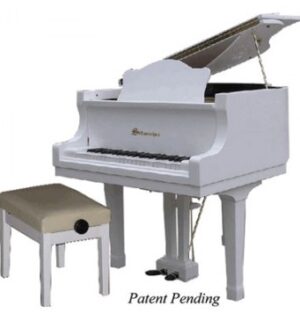 v193- Schoenhut 49 Key Pro Baby Grand Piano. Original Crate. Actual Product MAY vary slightly. Web stock images used.