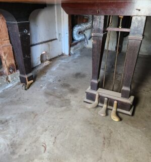 v210- Antique Bush & Gerts Chicago Grand Piano. In Garage - Image 4