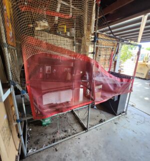 v217- Quick Shot Full Size Basketball Arcade Game. Does not power on. Over 9ft tall - Image 6