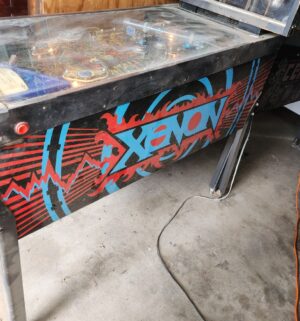 v218- Bally Xenon Pinball Machine. Powers on. Lights up. - Image 7
