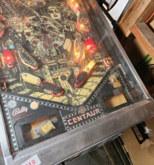 v219- Bally Centaur Pinball Machine. Powers on. Ball Shoots. Lights up - Image 5