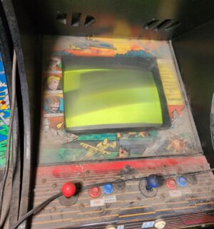 v222- Capcom U.N. Squadron Arcade Game. Powers on. Blank screen - Image 3