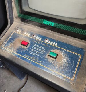 v225- Trivial Pursuit Arcade Game. Powers on. Does not work - Image 3