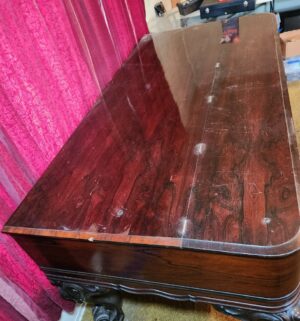 v229- Stunning Steinway & Sons Victorian Square Grand Piano. Original 1870s. Brazilian Rosewood - Image 11