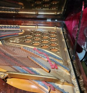 v229- Stunning Steinway & Sons Victorian Square Grand Piano. Original 1870s. Brazilian Rosewood - Image 13