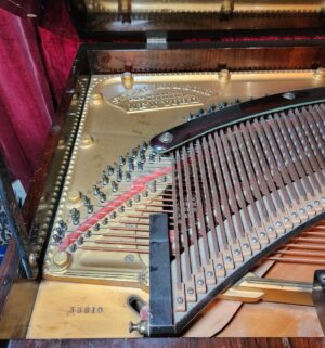v229- Stunning Steinway & Sons Victorian Square Grand Piano. Original 1870s. Brazilian Rosewood - Image 16