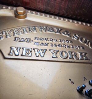 v229- Stunning Steinway & Sons Victorian Square Grand Piano. Original 1870s. Brazilian Rosewood - Image 17