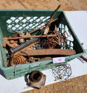 a30- misc metal w/ crate