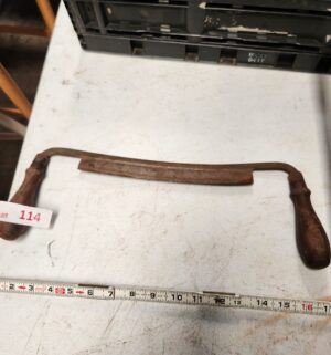 a114- antique draw knife
