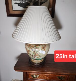 y38- Asian Blossom Table Lamp