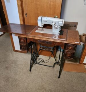 z3- Antique Sewing Cabinet, Domestic Machine