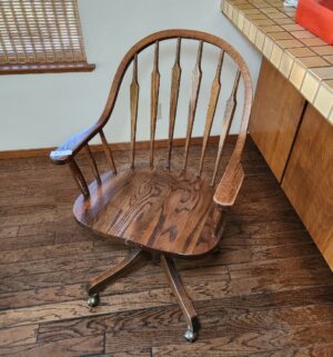 z37- oak office chair