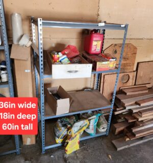 z52- Shelving Unit 5ft tall