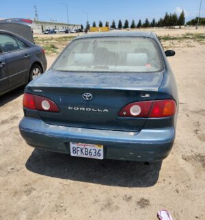 e18- 2002 Toyota Corolla LE Sedan 4D. 4-Cyl, 1.8 Liter. FWD. NO Smog. Bill of Sale Only & DMV Paperwork. Sold AS IS - Image 3
