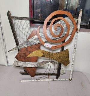 d6- Contemporary Abstract Metal Wall Art