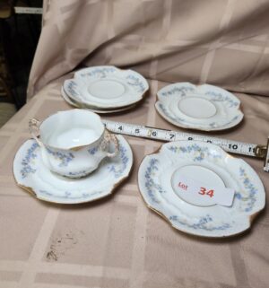 d34- Antique Limoges France Dishes