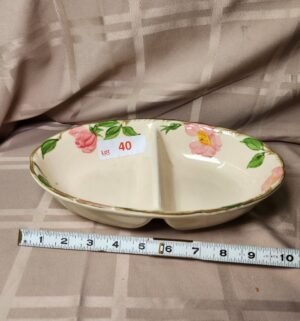 d40- 2 Part Dish. Franciscan Desert Rose