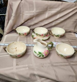 d61. Franciscan Desert Rose misc items