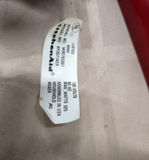 d91- KitchenAid Professional 6 Mixer Model KP2671XER - Image 6