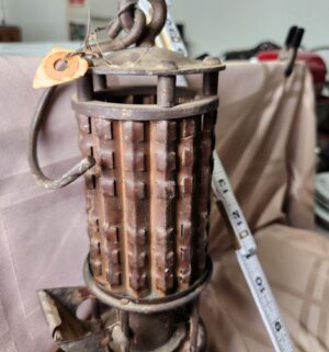 d107- Antique Miners Flame. Safety Lamp. Type M - Image 3