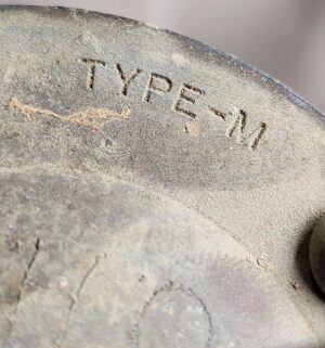 d107- Antique Miners Flame. Safety Lamp. Type M - Image 5