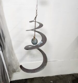 d111- Vintage Copper Wind Chime
