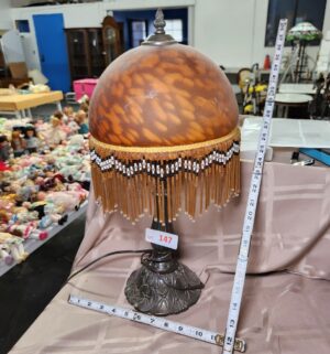 d147- Beaded Lamp