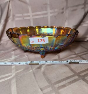 d175- Indiana Iridescent Carnival Glass Bowl